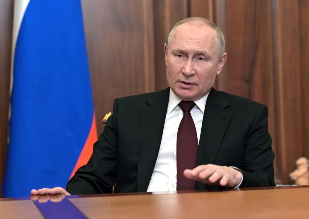 Президентът на Русия Владимир Путин предупреди властите в Киев че